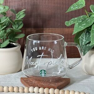Starbucks Glass Mug - You Are His Masterpiece Ephesians 2:10